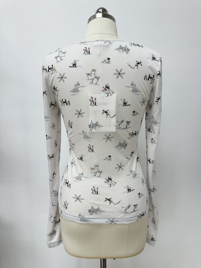 NIGO Chanel 25N Ski Crew Neck Bottoming Shirt #nigo333932