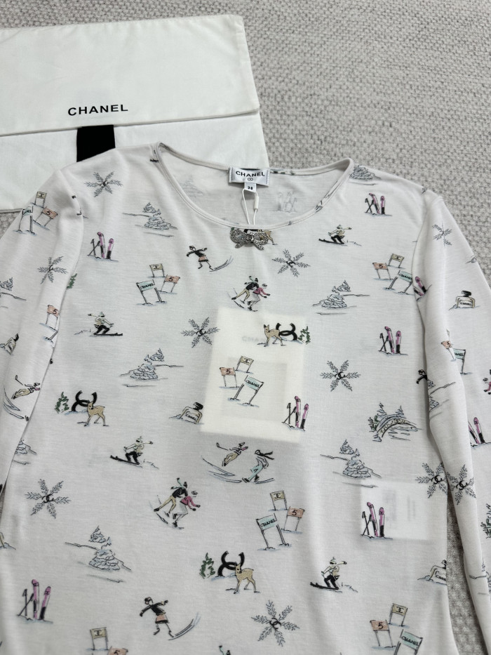 NIGO Chanel 25N Ski Crew Neck Bottoming Shirt #nigo333932