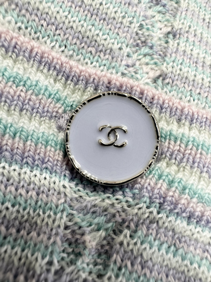 NIGO Chanel Cardigan Cashmere Short Skirt Cotton Feathers #nigo333933