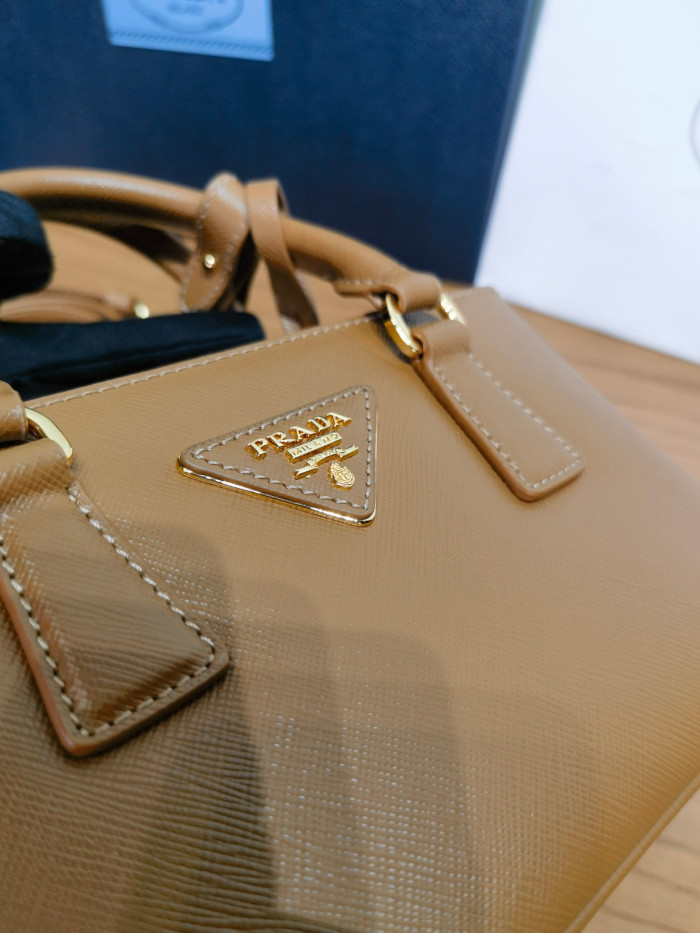 NIGO Prada Caramel Prada Galleria Mini Saffiano Leather Bag #nigo333995