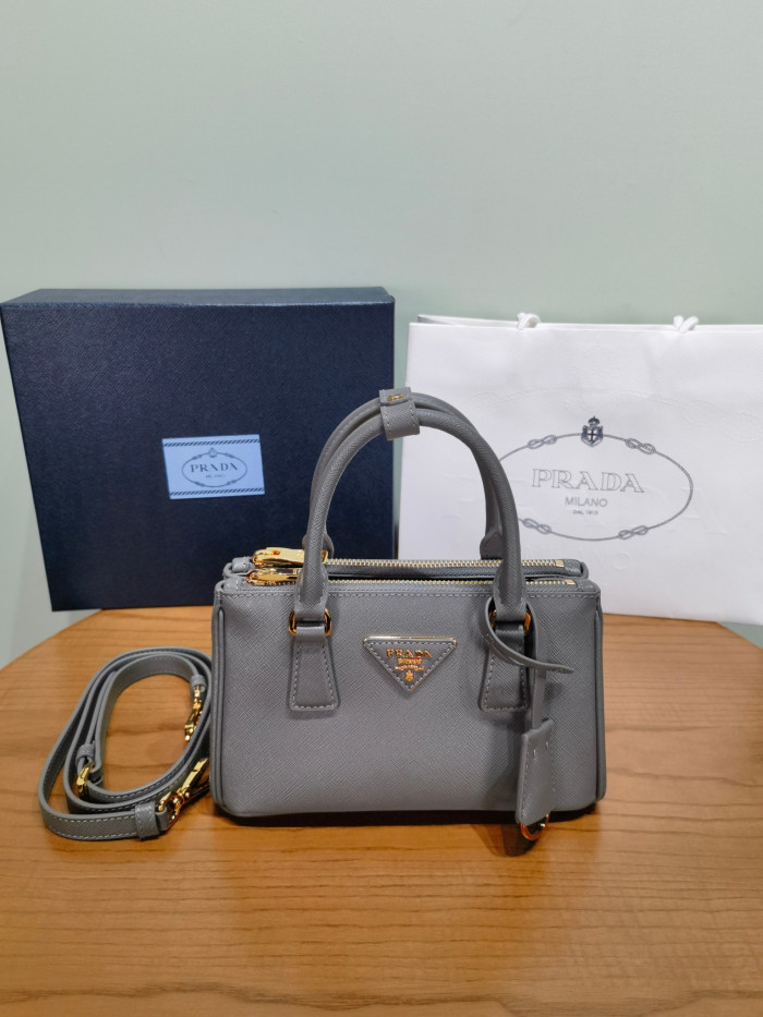 NIGO Prada Caramel Prada Galleria Mini Saffiano Leather Bag #nigo333995