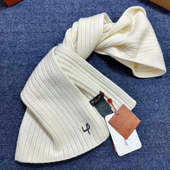 NIGO Loro Piana Light Beige Cashmere Scarf #nigo334049