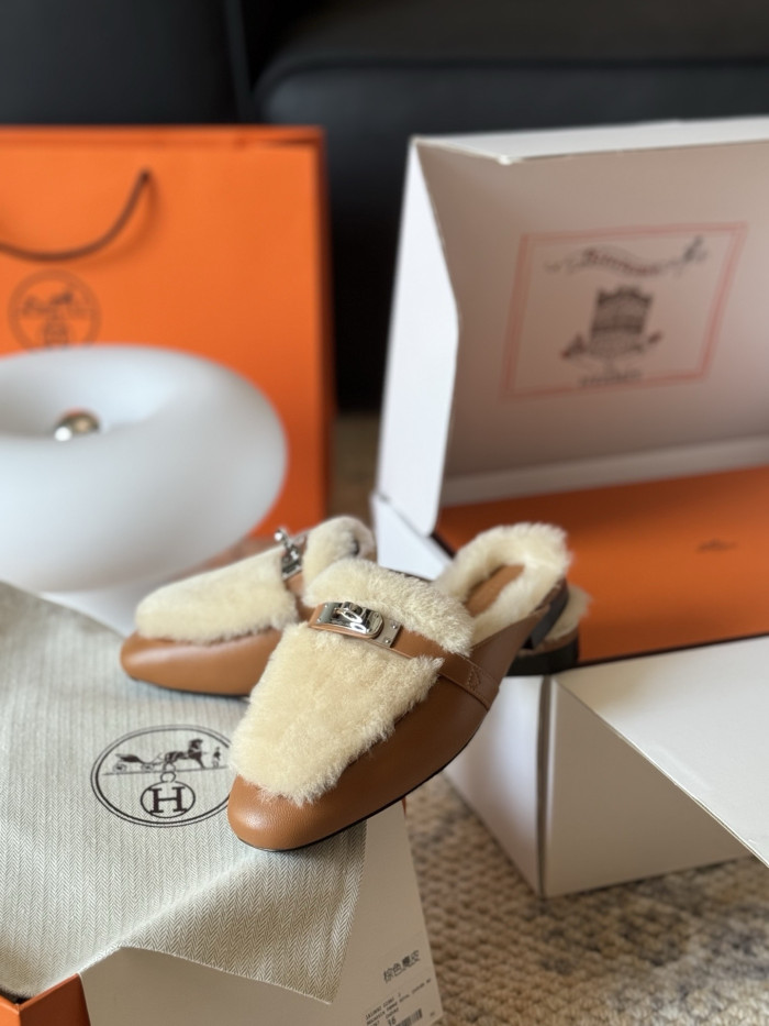 NIGO Hermes Oz mule Beige #nigo334029