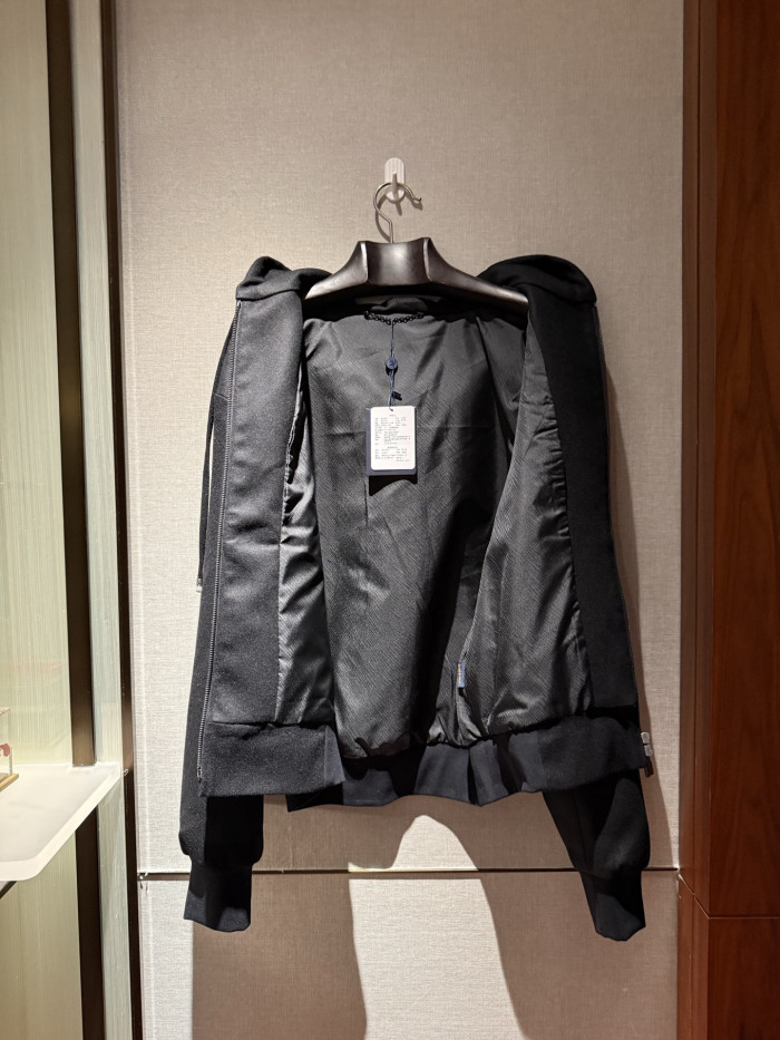 NIGO Louis Vuitton Tailored Technical Wool Hooded Blouson #nigo334039