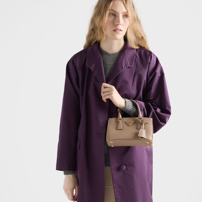 NIGO Prada Caramel Prada Galleria Mini Saffiano Leather Bag #nigo333995