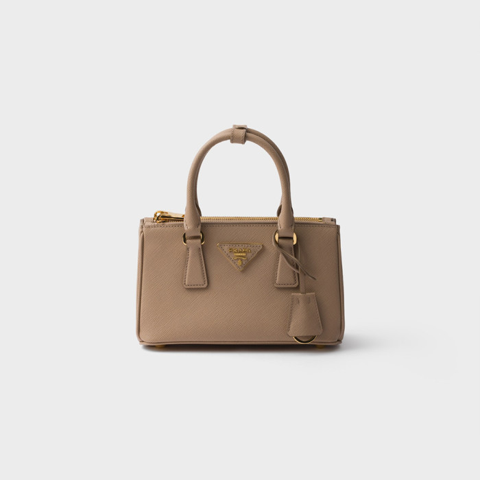 NIGO Prada Caramel Prada Galleria Mini Saffiano Leather Bag #nigo333995