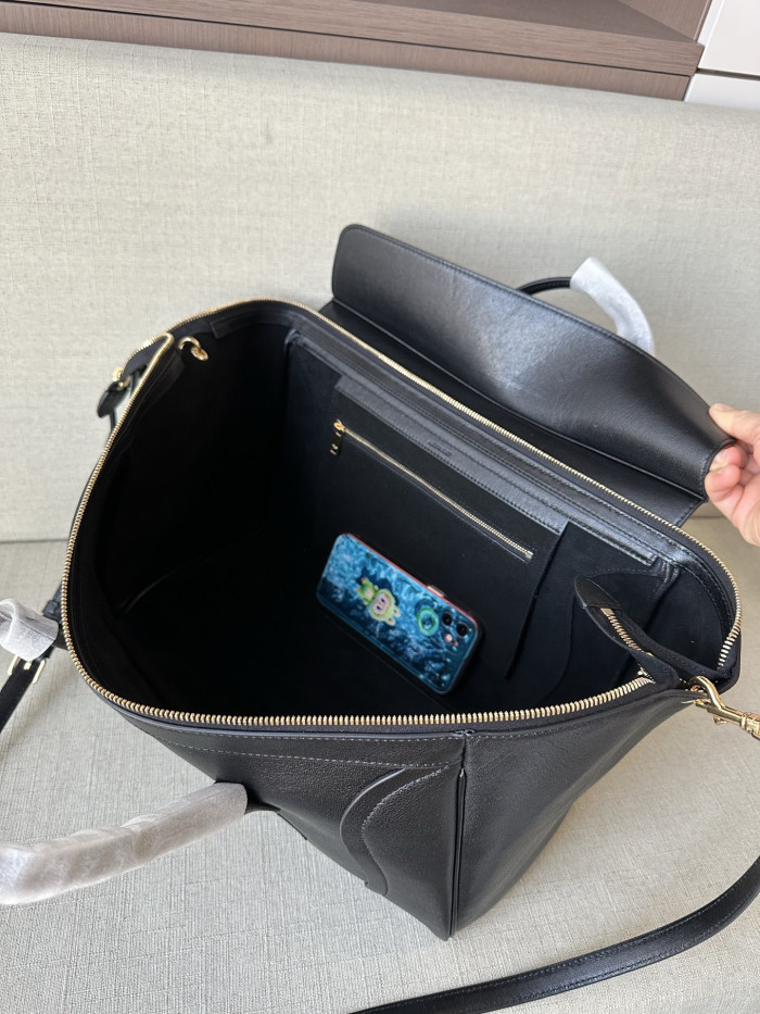 NIGO Celine Medium Smiling New Luggage in Supple Shiny Lambskin #nigo334037