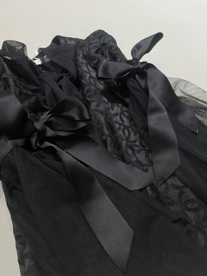 NIGO Chanel Long Sleeved Blouse Silk Crepe Jacquard #nigo333994