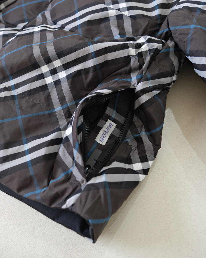 NIGO Burberry Reversible Check Nylon Puffer Jacket  #nigo334021
