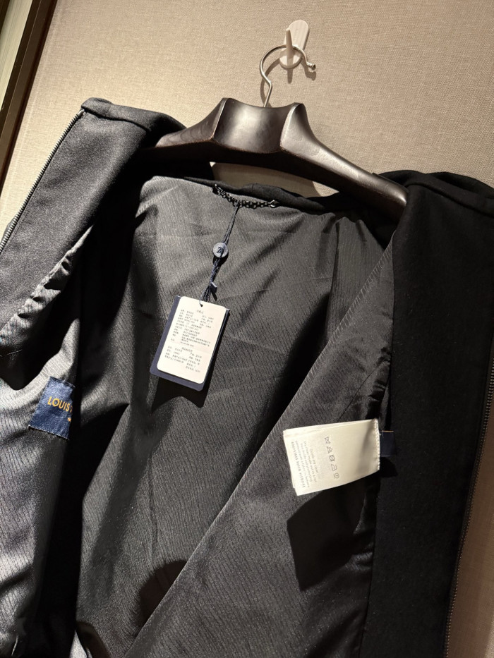 NIGO Louis Vuitton Tailored Technical Wool Hooded Blouson #nigo334039