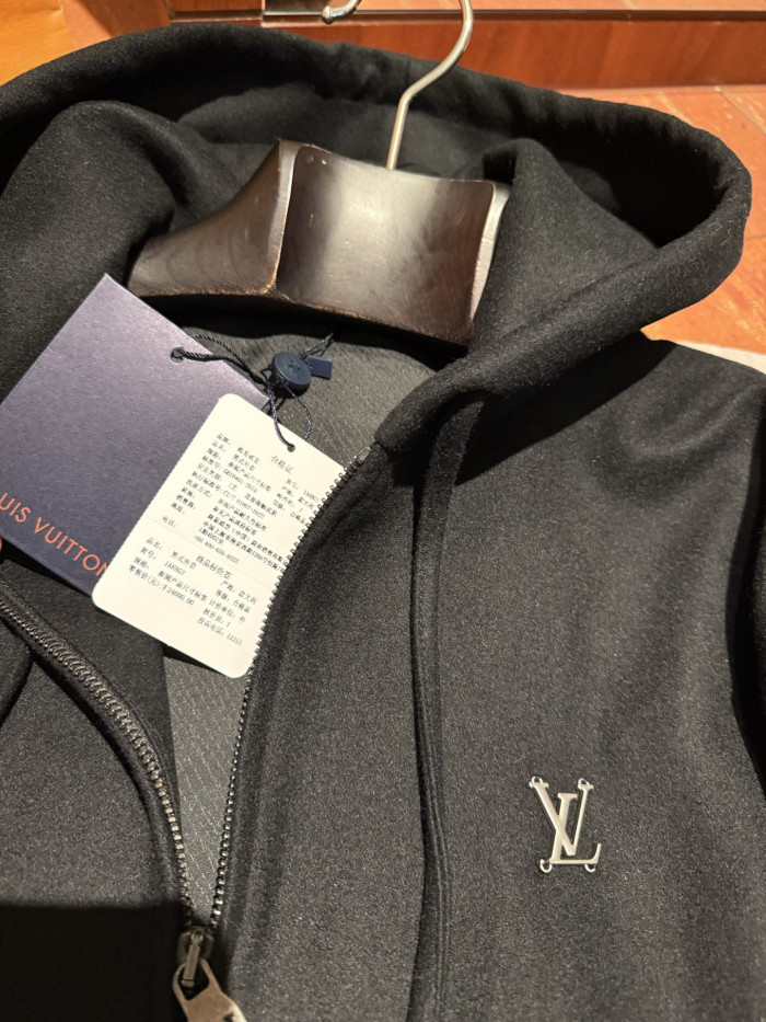 NIGO Louis Vuitton Tailored Technical Wool Hooded Blouson #nigo334039