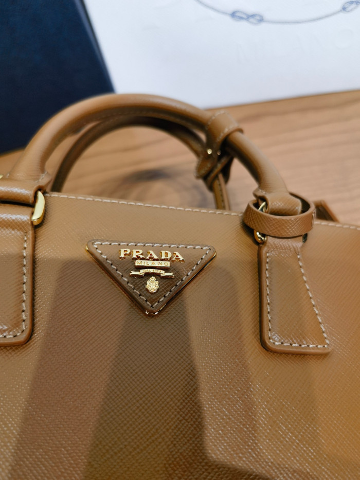 NIGO Prada Caramel Prada Galleria Mini Saffiano Leather Bag #nigo333995