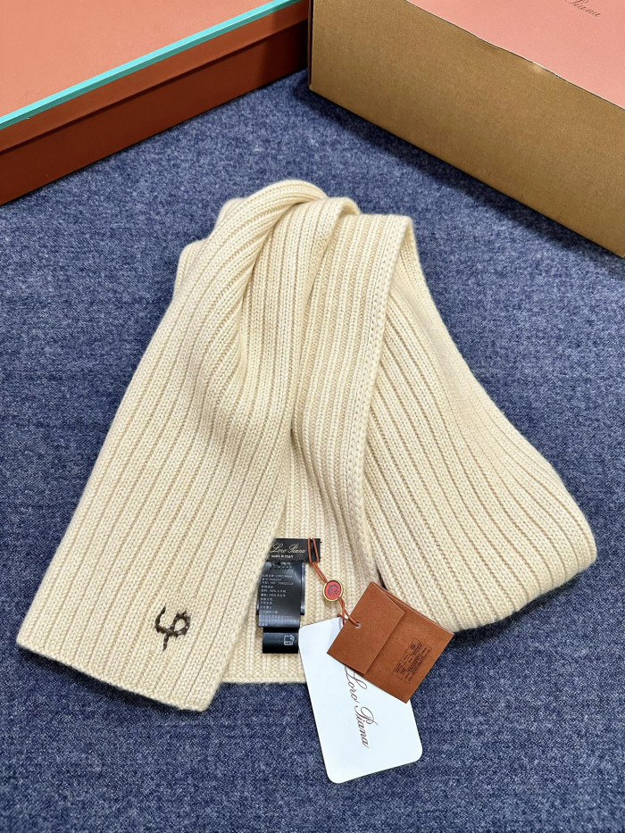 NIGO Loro Piana Light Beige Cashmere Scarf #nigo334049