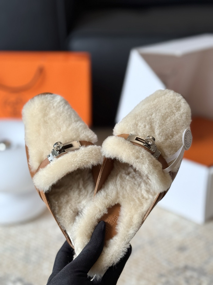 NIGO Hermes Oz mule Beige #nigo334029