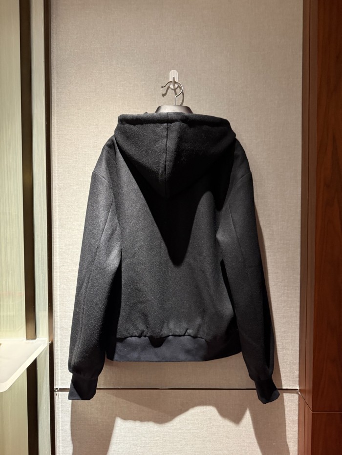 NIGO Louis Vuitton Tailored Technical Wool Hooded Blouson #nigo334039