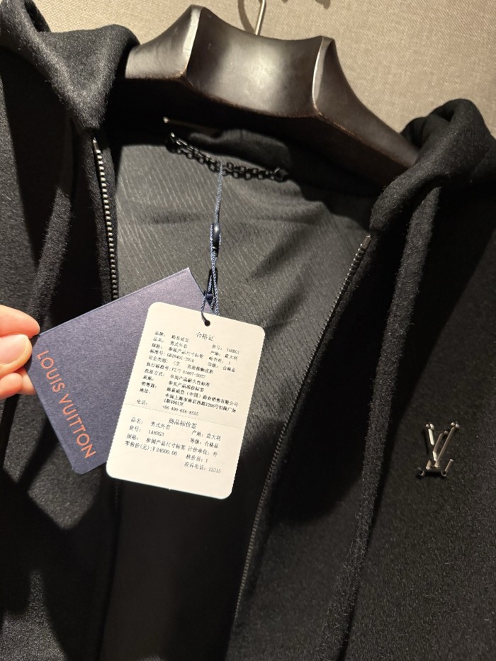 NIGO Louis Vuitton Tailored Technical Wool Hooded Blouson #nigo334039