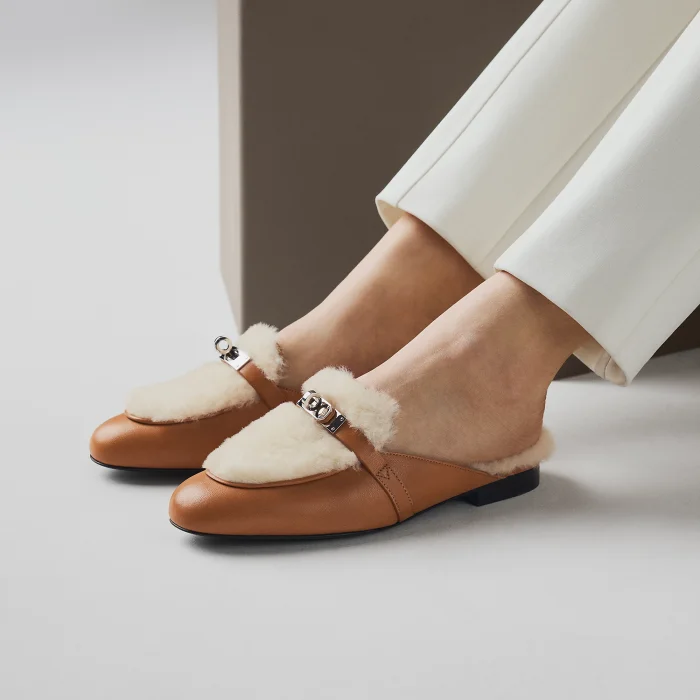 NIGO Hermes Oz mule Beige #nigo334029