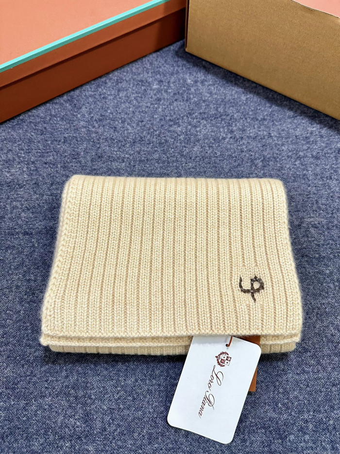 NIGO Loro Piana Light Beige Cashmere Scarf #nigo334049