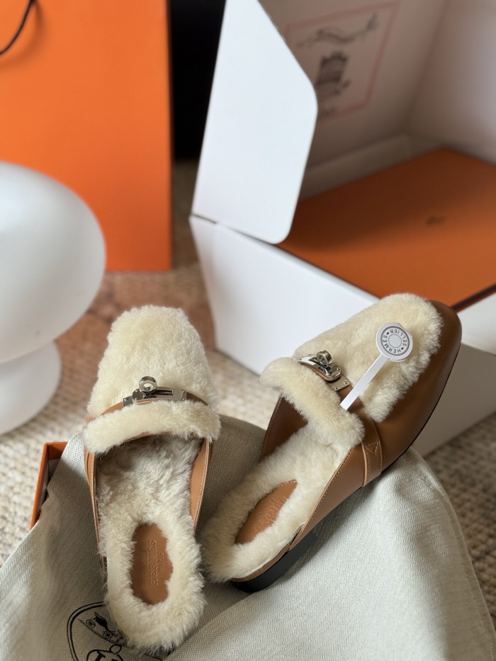 NIGO Hermes Oz mule Beige #nigo334029