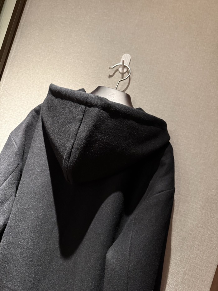 NIGO Louis Vuitton Tailored Technical Wool Hooded Blouson #nigo334039