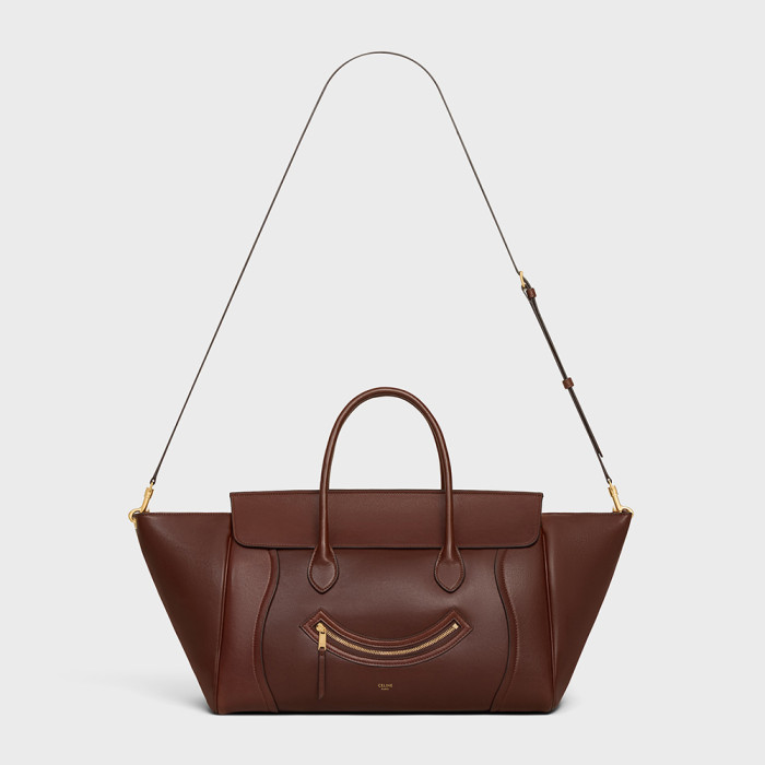 NIGO Celine Medium Smiling New Luggage in Supple Shiny Lambskin #nigo334037