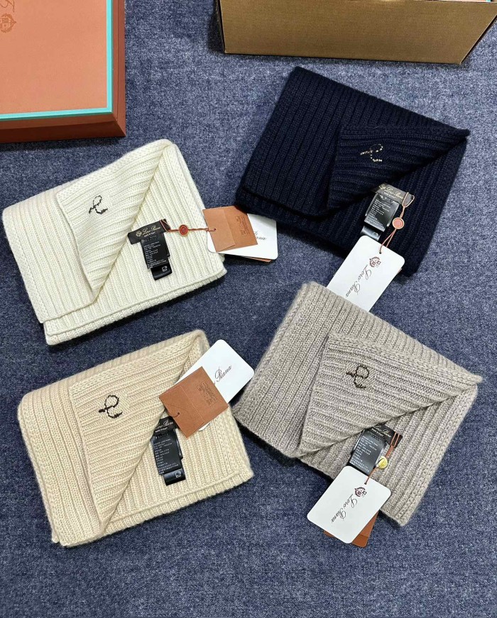 NIGO Loro Piana Light Beige Cashmere Scarf #nigo334049