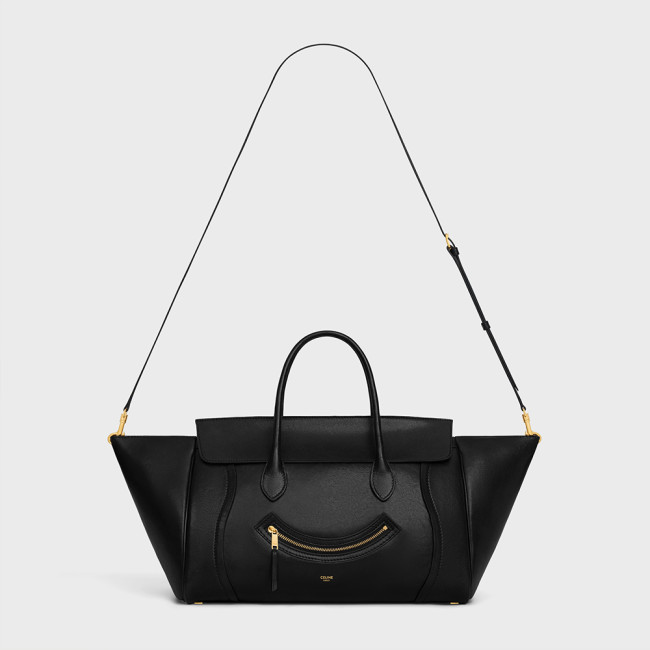 NIGO Celine Medium Smiling New Luggage in Supple Shiny Lambskin #nigo334037