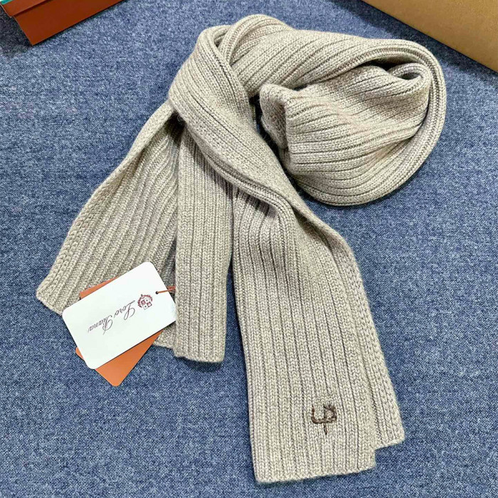 NIGO Loro Piana Light Beige Cashmere Scarf #nigo334049