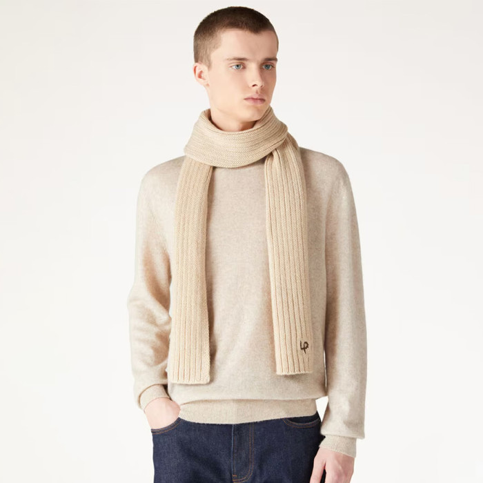 NIGO Loro Piana Light Beige Cashmere Scarf #nigo334049