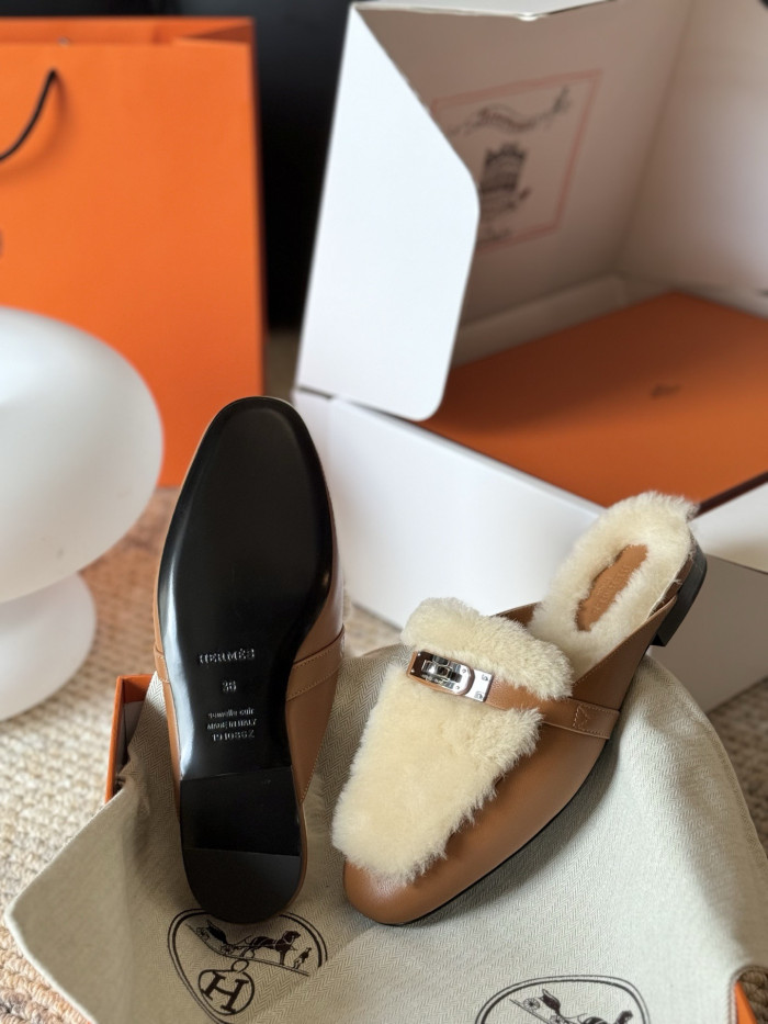 NIGO Hermes Oz mule Beige #nigo334029