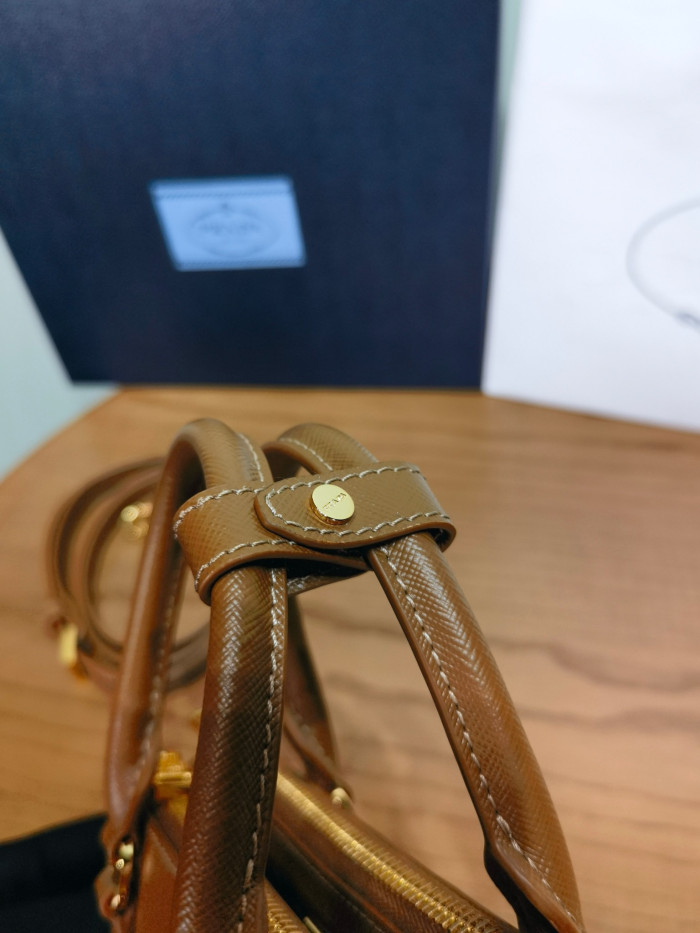 NIGO Prada Caramel Prada Galleria Mini Saffiano Leather Bag #nigo333995