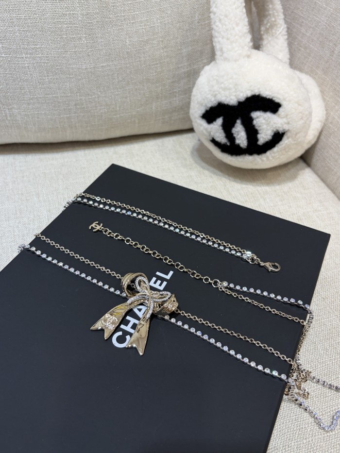 NIGO Chanel Chain Belt Metal Strass Silver Gold Crysta #nigo334054