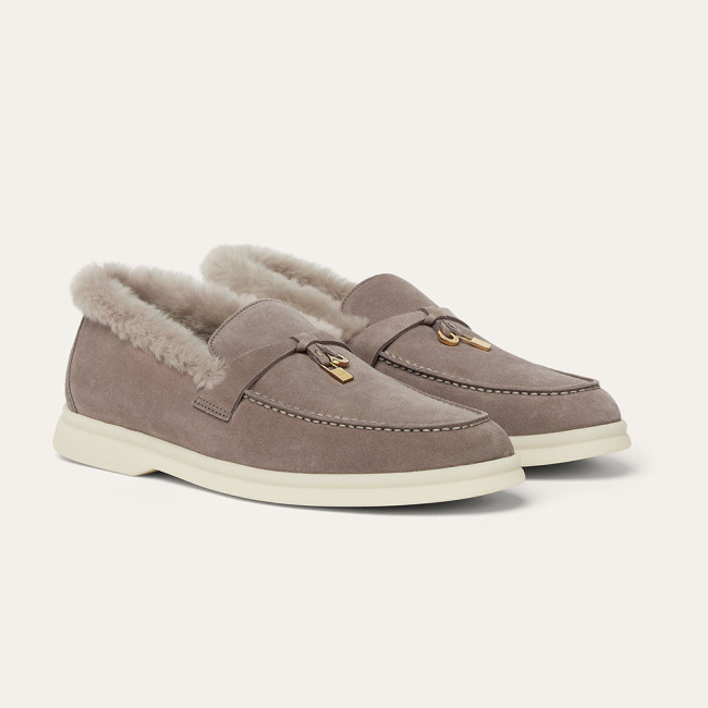 NIGO Loro Piana Summer Charms Walk Loafer Suede Moorland #nigo334047