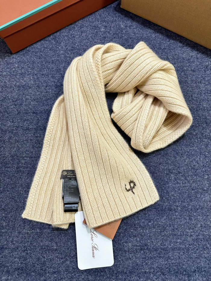 NIGO Loro Piana Light Beige Cashmere Scarf #nigo334049