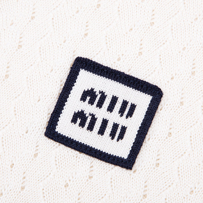 NIGO MiuMiu Fw25 Contrast Color Hollow Pullover Polo Shirt #nigo334131