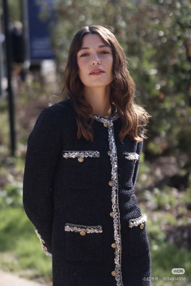 NIGO Chanel Four-pocket Long Coat in Fine Shiny Tweed #nigo334124