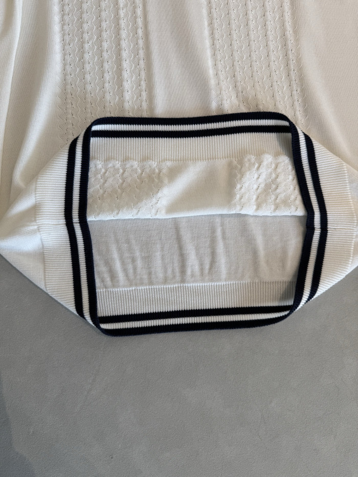 NIGO MiuMiu Fw25 Contrast Color Hollow Pullover Polo Shirt #nigo334131