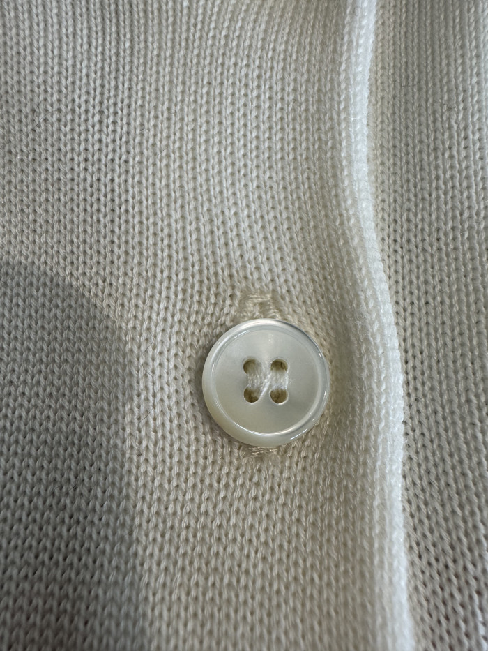 NIGO MiuMiu Fw25 Contrast Color Hollow Pullover Polo Shirt #nigo334131