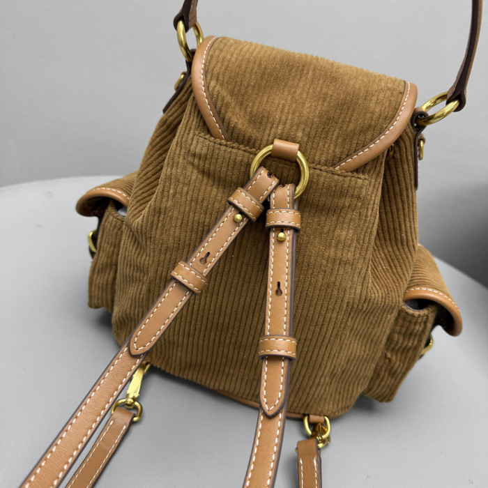 NIGO MiuMiu Small Cinnamon Corduroy Backpack #nigo334156