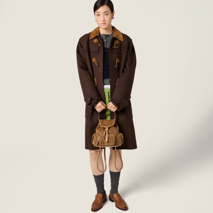 NIGO MiuMiu Small Cinnamon Corduroy Backpack #nigo334156