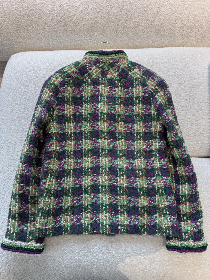 NIGO Chanel Vest Tweed Green Purple Ecru #nigo334170