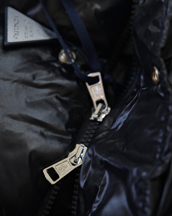 NIGO Moncler Black Maljasset Hooded Short Down Jacket #nigo334164