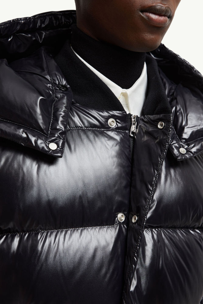 NIGO Moncler Black Maljasset Hooded Short Down Jacket #nigo334164