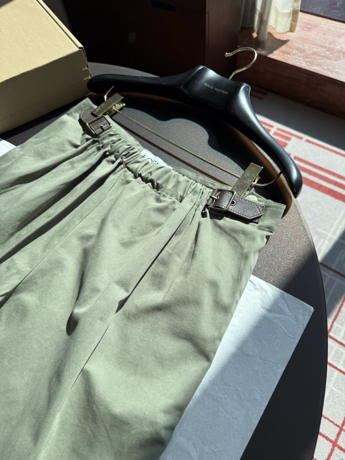NIGO LOEWE Belted jacket Pants cotton Green #nigo334233
