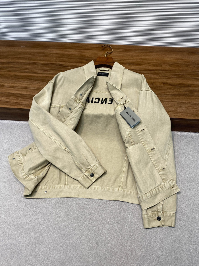 NIGO Balenciaga Embroidered Denim Jacket #nigo333927