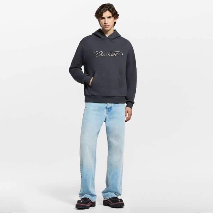NIGO Louis Vuitton Embellished Signature Hoodi #nigo334190