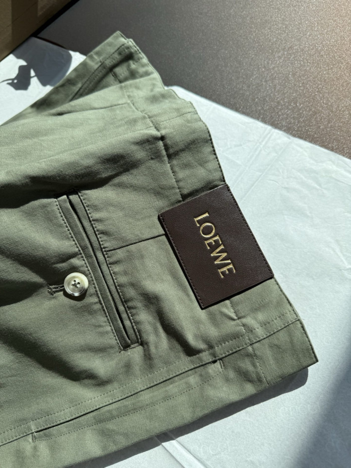 NIGO LOEWE Belted jacket Pants cotton Green #nigo334233