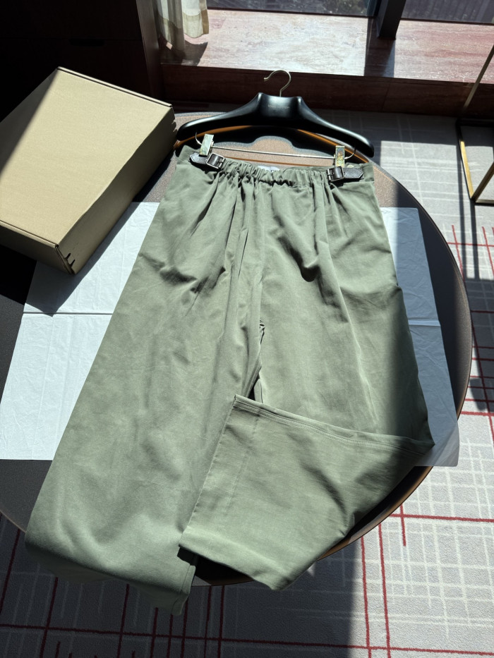 NIGO LOEWE Belted jacket Pants cotton Green #nigo334233