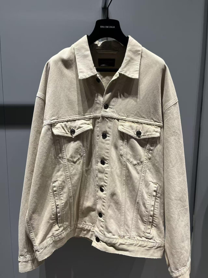 NIGO Balenciaga Embroidered Denim Jacket #nigo333927