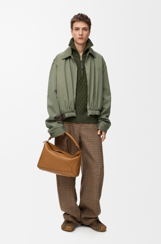 NIGO LOEWE Belted jacket Pants cotton Green #nigo334233